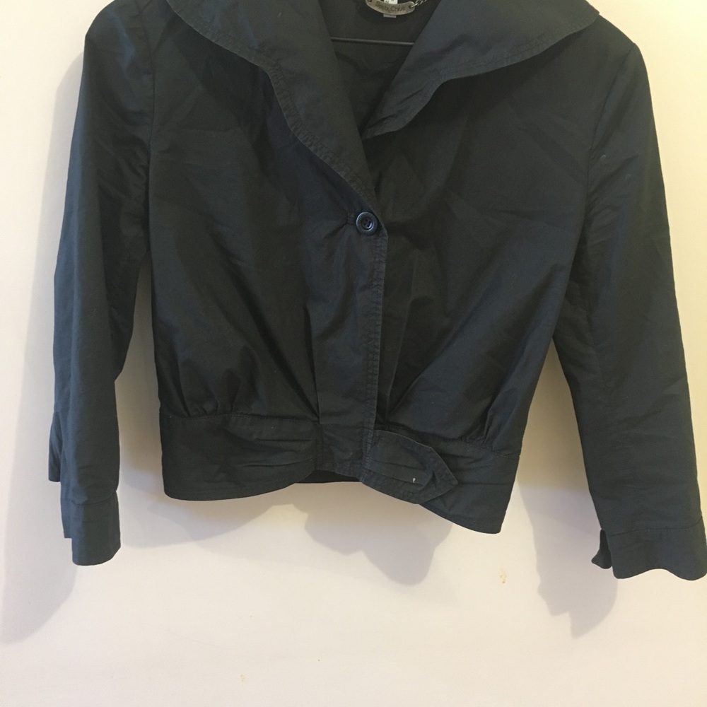 Women’s cotton black top